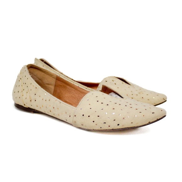 Gee Wawa Anthropology Lydia Cutout Flats Women's Size 9 - Picture 11 of 12